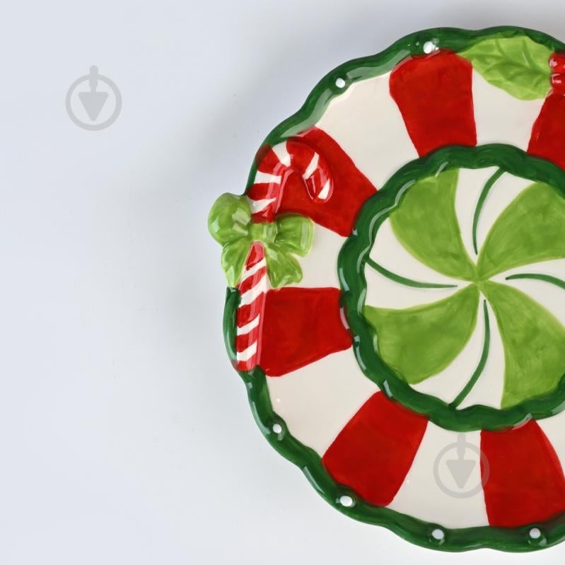 Тарелка сервировочная MVM Рождество 20,5 см KP-82 S Color - фото 3