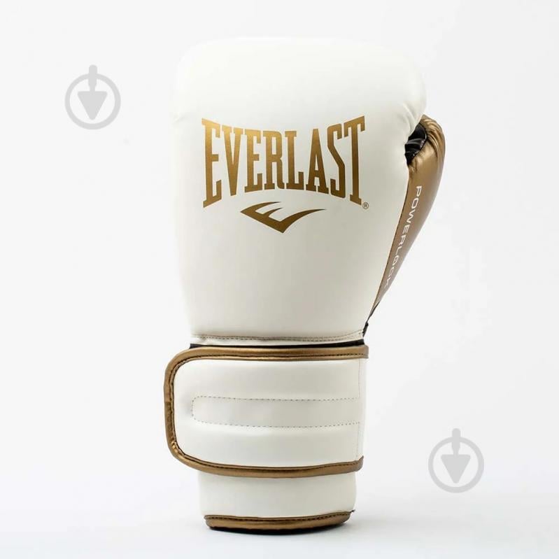 Боксерские перчатки Everlast Powerlock 2R TRAINING р. 16 16oz белый - фото 2