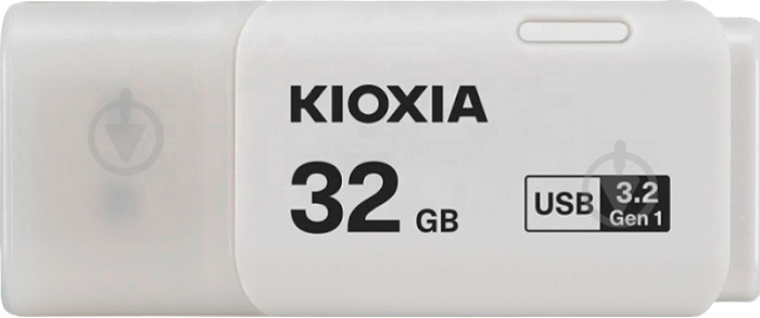 Флеш-пам'ять KIOXIA Hayabusa U202 LU301W032GG4 32 ГБ USB 3.2 white (LU301W032GG4) - фото 1