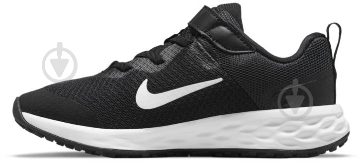 Кросівки дитячі демісезонні Nike REVOLUTION 6 DD1095-003 р.35 чорні - фото 4