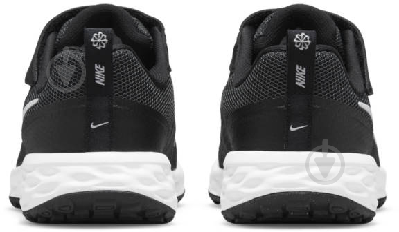 Кросівки дитячі демісезонні Nike REVOLUTION 6 DD1095-003 р.35 чорні - фото 5