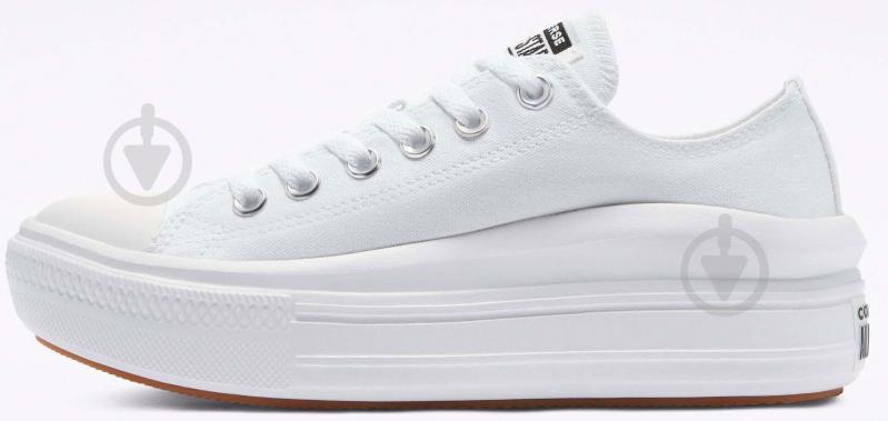 Кеди Converse CHUCK TAYLOR ALL STAR MOVE CANVAS PLATFORM 570257C р.36 білий - фото 1