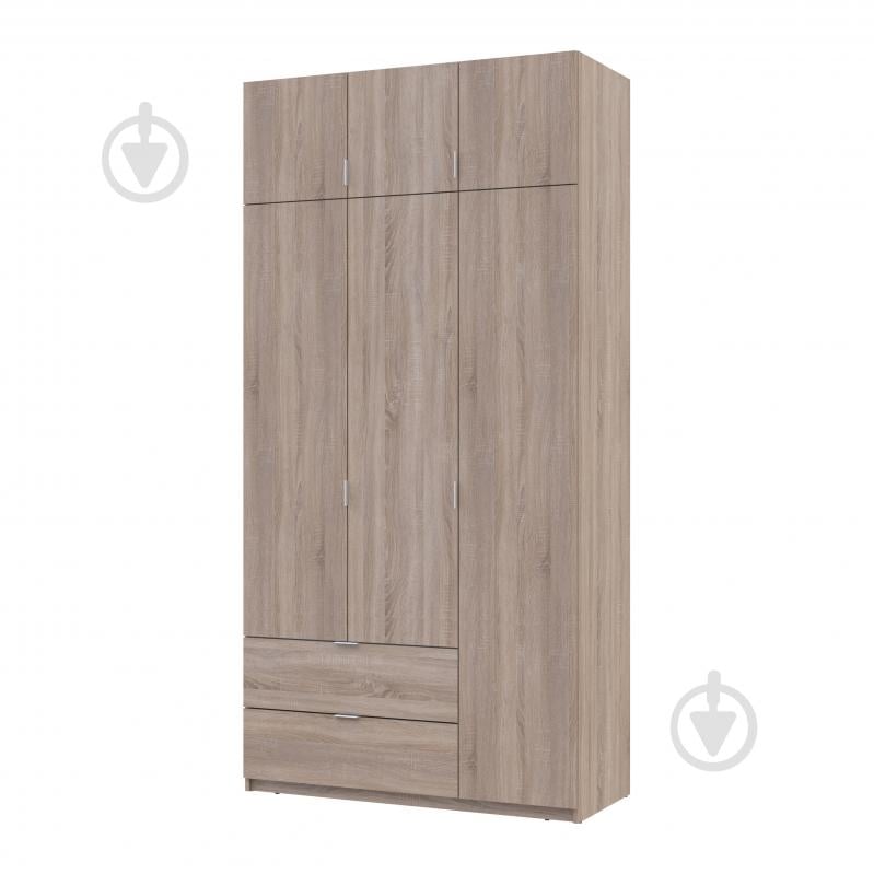 Шкаф для одежды Doros Лукас 3ДСП 2400х1200х500 мм дуб сонома - фото 1 Шкаф для одежды Doros Лукас 3ДСП 2400х1200х500 мм дуб сонома - фото 1