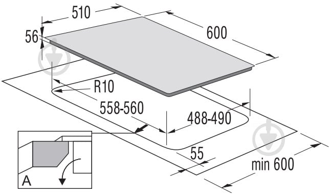 Варильна поверхня індукційна Gorenje IT 612 SY2W - фото 2