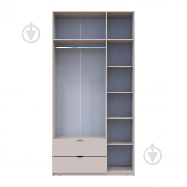 Шафа Doros Лукас 3ДСП 2400х1350х500 мм кашемір - фото 6