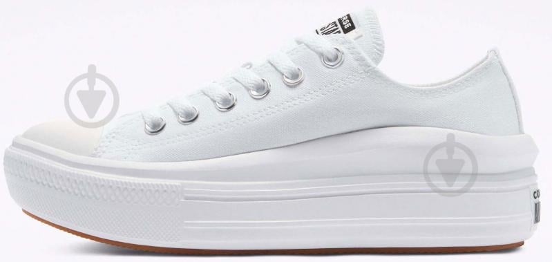 Кеды Converse CHUCK TAYLOR ALL STAR MOVE CANVAS PLATFORM 570257C р.38 белый - фото 1