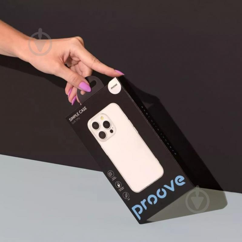 Чехол Proove Simple Case для Apple iPhone 14 Pro transparent (PCSCIP14P001) - фото 3