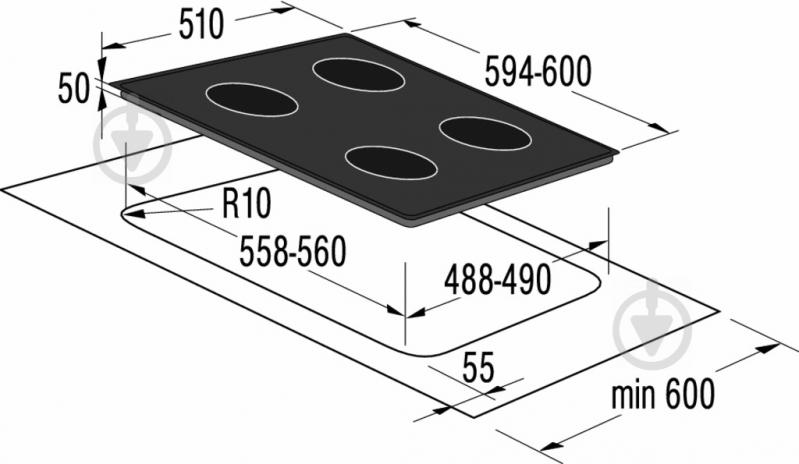 Варочная поверхность электрическая Gorenje EC 630 RW - фото 2