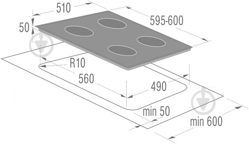 Варильна поверхня електрична Gorenje ECS 680 USC - фото 2