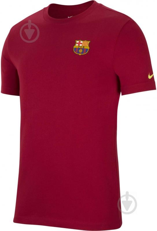 Футболка Nike FCB M NK TEE TRAVEL CW3939-620 р.2XL красный - фото 1