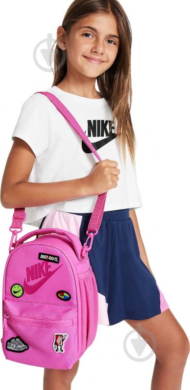 Рюкзак Nike Patch Lunch Tote рожевий (9A3089-AFN) - фото 9