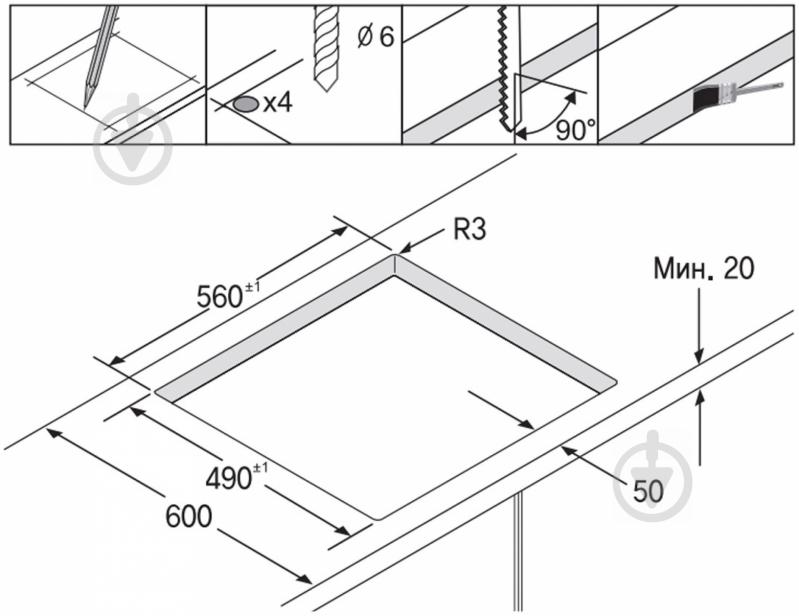 Варочная поверхность электрическая Samsung C61R2AEE/BWT - фото 2