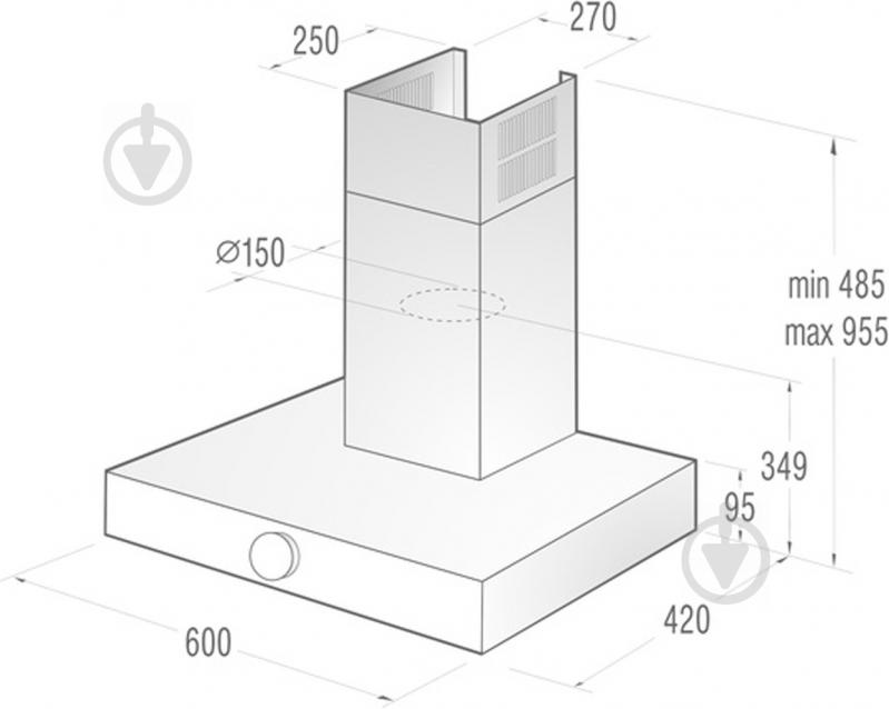 Витяжка Gorenje DT 6 SY2B - фото 4