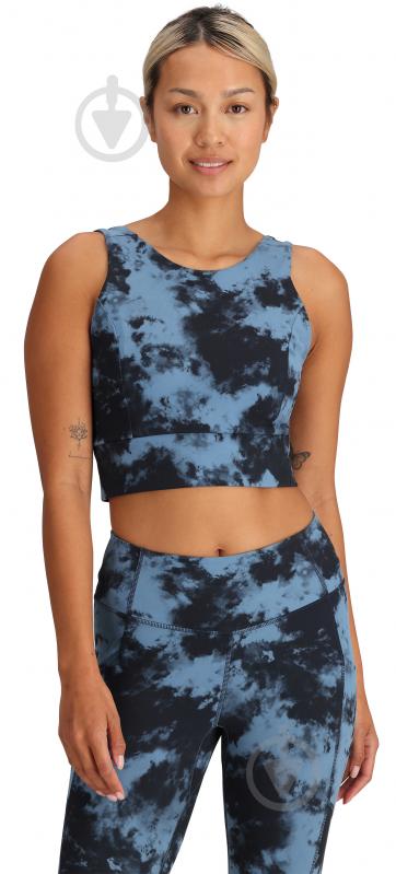 Бра Outdoor Research WOMEN'S VANTAGE PRINTED CROP TOP 300941-2691 р.M синий - фото 1