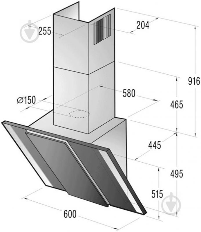 Витяжка Gorenje DVG 6566 AX - фото 3