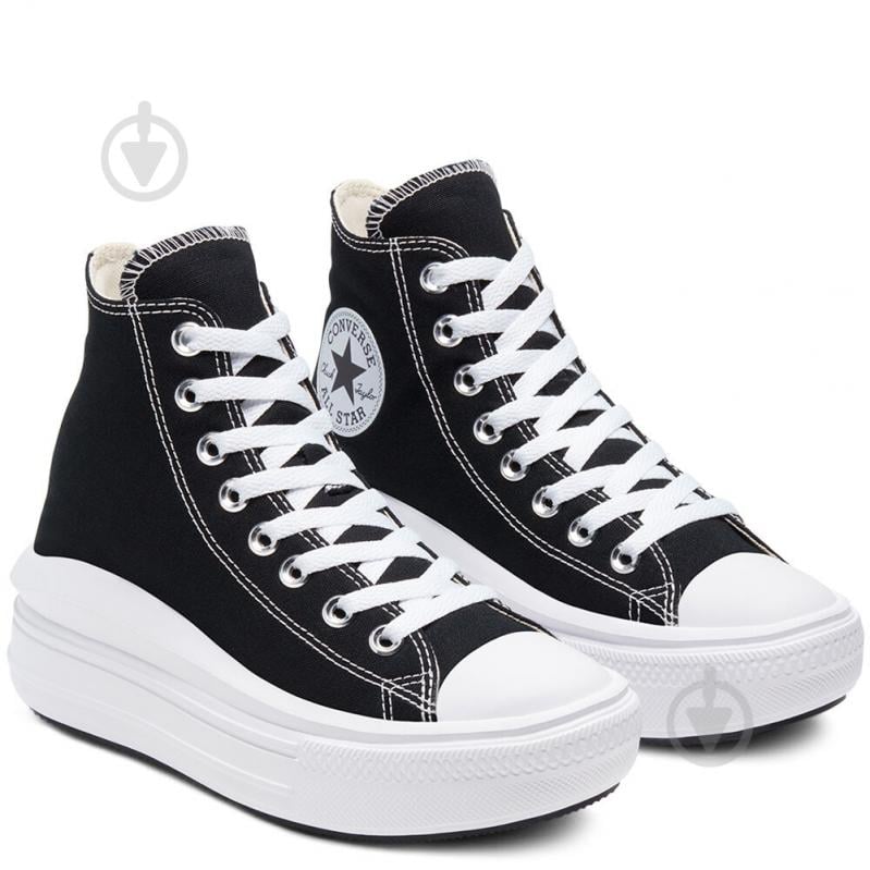 Кеды Converse Chuck Taylor All Star Move 568497C р.36,5 черный - фото 3