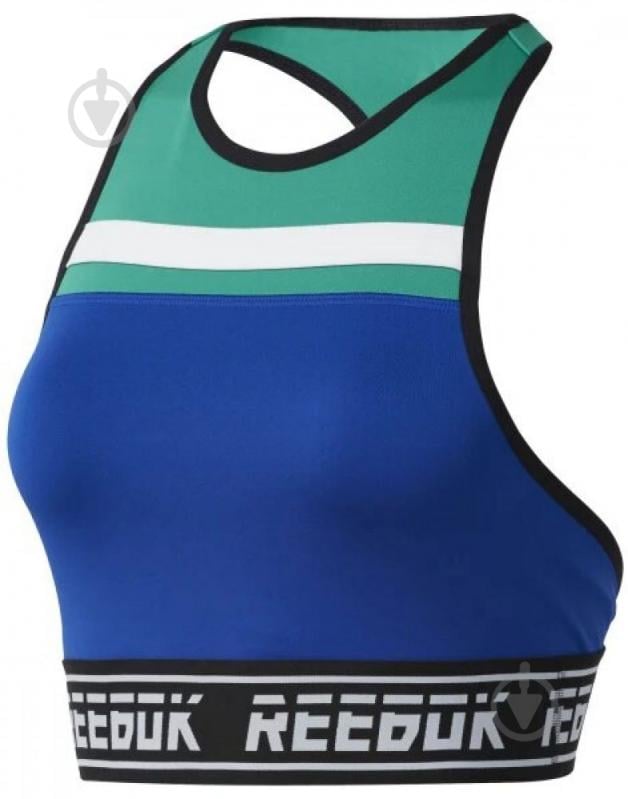 Бра Reebok Wor Myt Bralette DY8114 р.XL синий - фото 3