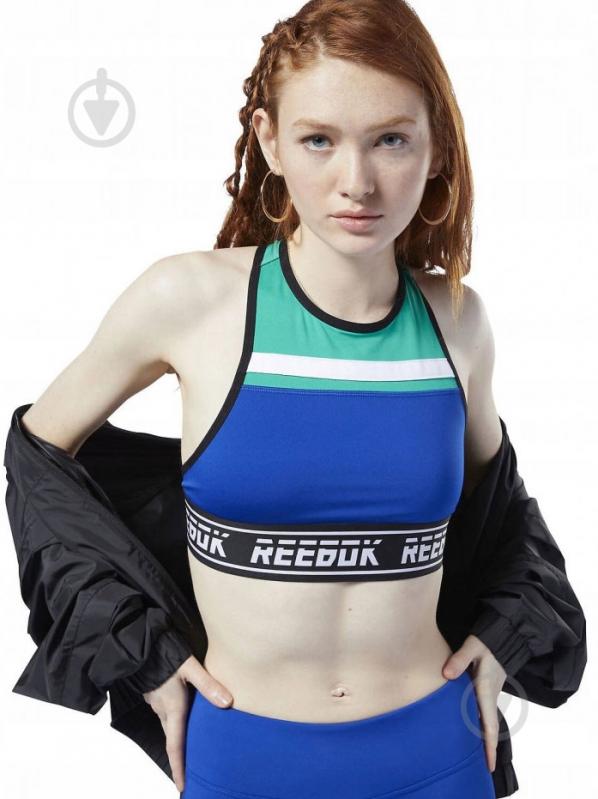 Бра Reebok Wor Myt Bralette DY8114 р.XL синий - фото 1