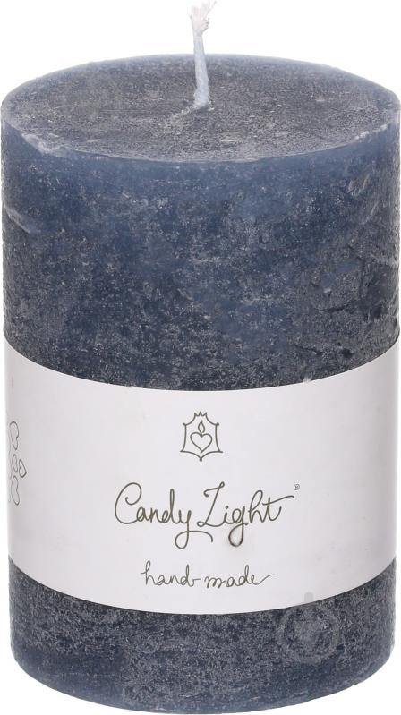 Свічка циліндр темно-синій С07*10/1-5.1 Candy Light - фото 1