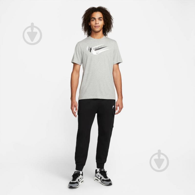 Футболка Nike M NSW 12 MO SWOOSH TEE DN5243-063 р.XL серый - фото 4