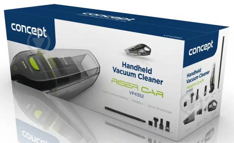 Пылесос аккумуляторный Concept 14.8V VP4352 black - фото 7 Пылесос аккумуляторный Concept 14.8V VP4352 black - фото 7