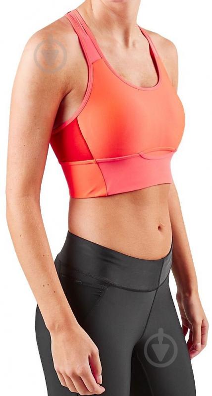 Бра Under Armour Orange Crossback Clutch Bra 1303477-877 р.XS оранжевый - фото 3