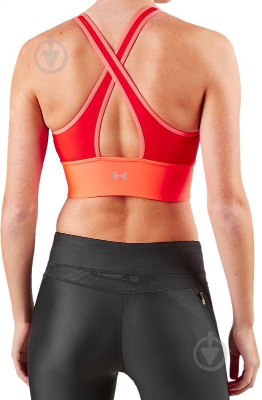 Бра Under Armour Orange Crossback Clutch Bra 1303477-877 р.XS оранжевый - фото 2