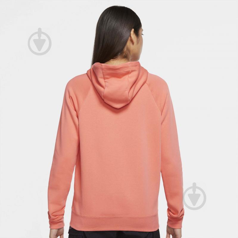 Джемпер Nike W NSW ESSNTL FLC FZ HOODIE BV4122-815 р. 2XL оранжевый - фото 2