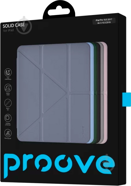 Чехол Proove Solid Case iPad Pro 10.5" 2017 / Air 3 10,5" 2019 black (PCSCID031502) - фото 5