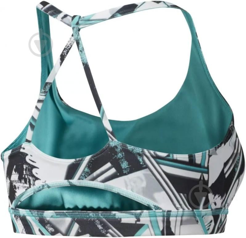 Бра Reebok WOR TRI BACK BRA CE4482LOW р.XS белыйчерный - фото 5