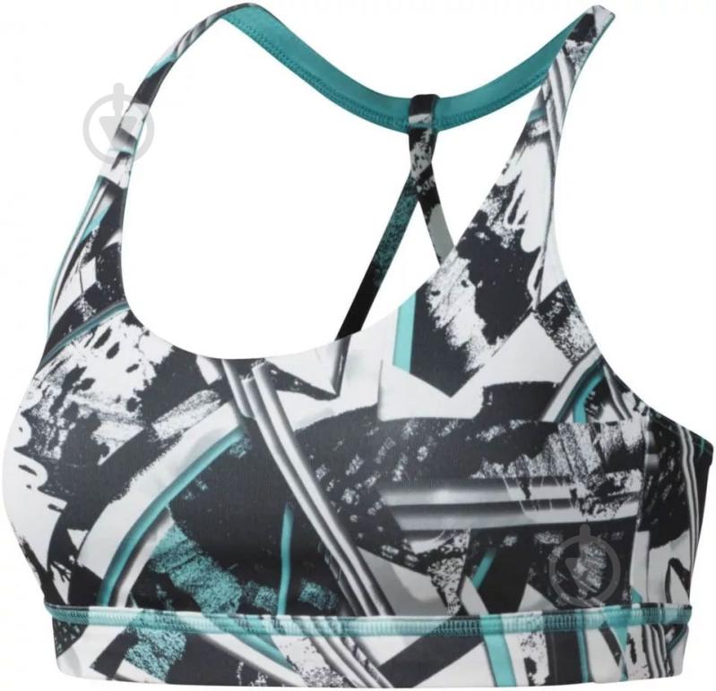 Бра Reebok WOR TRI BACK BRA CE4482LOW р.XS белыйчерный - фото 4