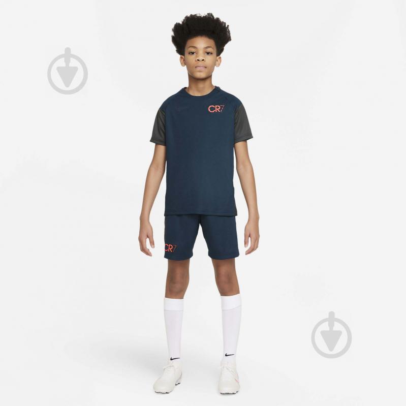 Футболка Nike CR7 Y NK DF TOP SS DA5595-454 р.XS темно-синій - фото 4