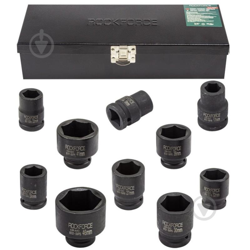 Набор головок ударных ROCKFORCE 10 шт. RF-6101-5MPB - фото 1