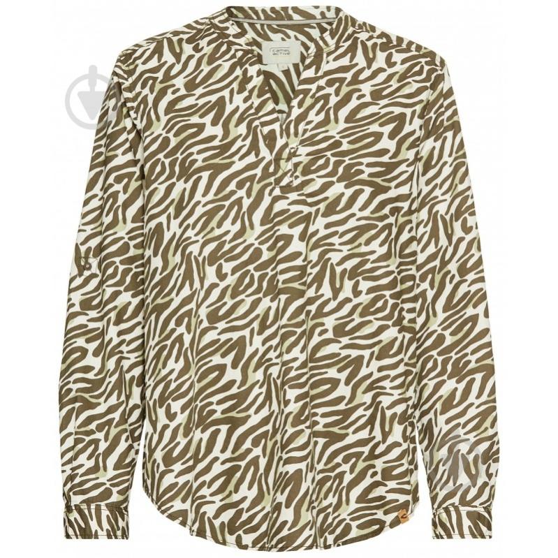 Блуза Camel Active р. L хакі з білим BLOUSE 309770-5S62-94 - фото 1 Блуза Camel Active р. L хакі з білим BLOUSE 309770-5S62-94 - фото 1