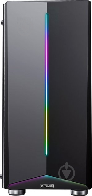 Корпус 1stPlayer R6-A-3R1 Color LED Black - фото 2