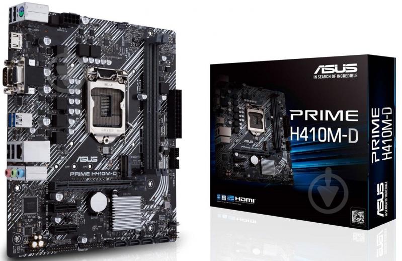 Материнська плата Asus PRIME_H410M-D (Socket 1200, Intel H410, mini ATX) - фото 6