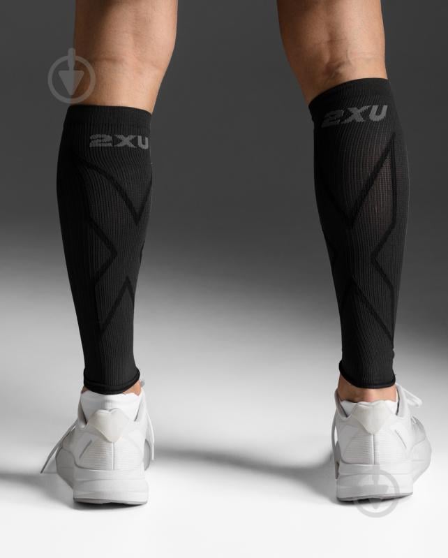 Манжета 2XU X Compression Calf Sleeves UA5458b_TTM/BLK р.M черный - фото 3