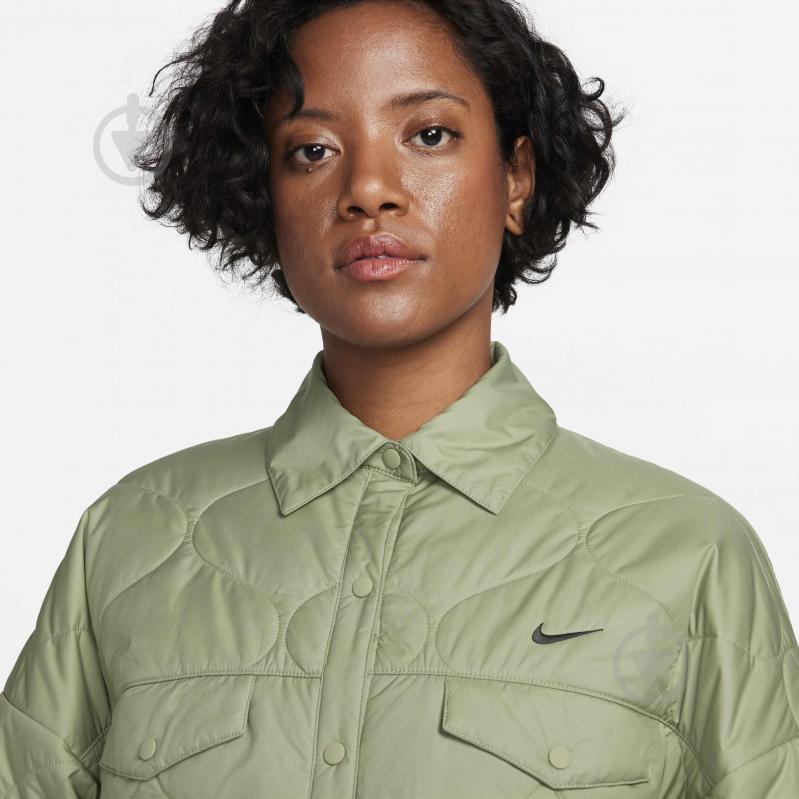 Куртка женская Nike FB8732-386 р.L зеленая - фото 4 Куртка женская Nike FB8732-386 р.L зеленая - фото 4