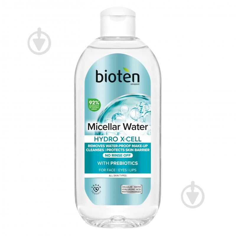 Міцелярна вода BIOTEN Гідро Ікс Селл 400 мл - фото 1