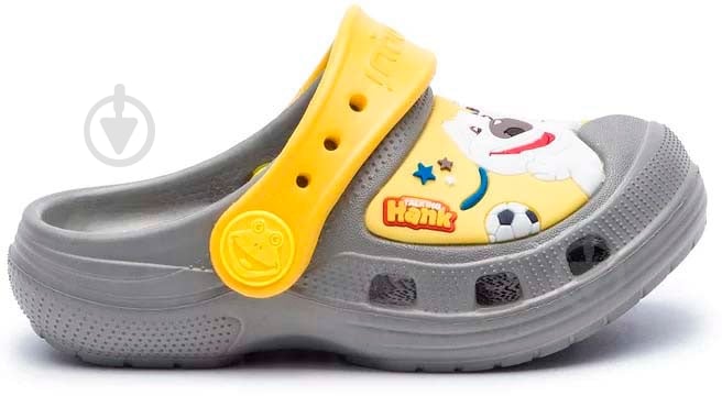 Сабо Coqui COQUI 9382 TT&F Mid. grey/Yellow 9382-604-4812 р.22/23 сіро-жовтий - фото 1