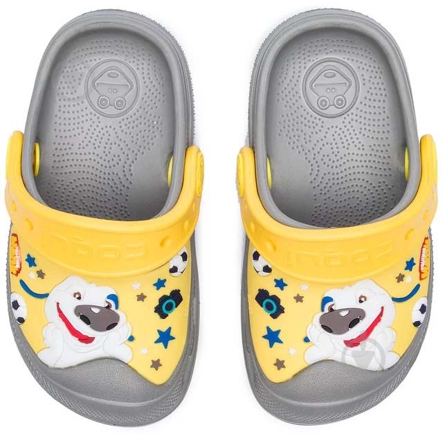 Сабо Coqui COQUI 9382 TT&F Mid. grey/Yellow 9382-604-4812 р.22/23 сіро-жовтий - фото 4