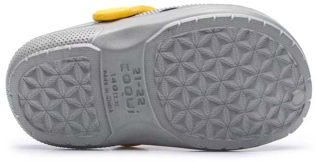 Сабо Coqui COQUI 9382 TT&F Mid. grey/Yellow 9382-604-4812 р.22/23 сіро-жовтий - фото 6