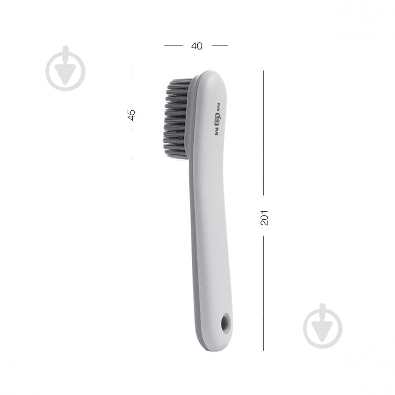 Щетка для уборки МВМ 20 см серый BP-40 - фото 2