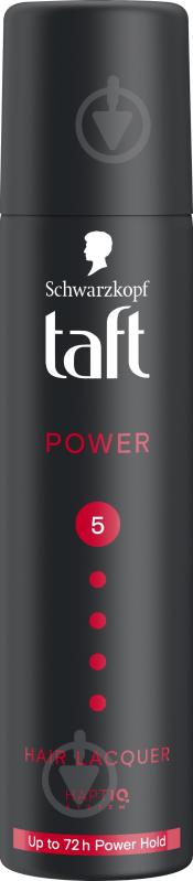 Лак для волосся TAFT Power Кофеїн Фіксація 5 75 мл - фото 1