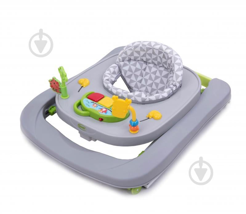 Ходунки интерактивные 4Baby Walk'n Push grey 4WP02 - фото 2