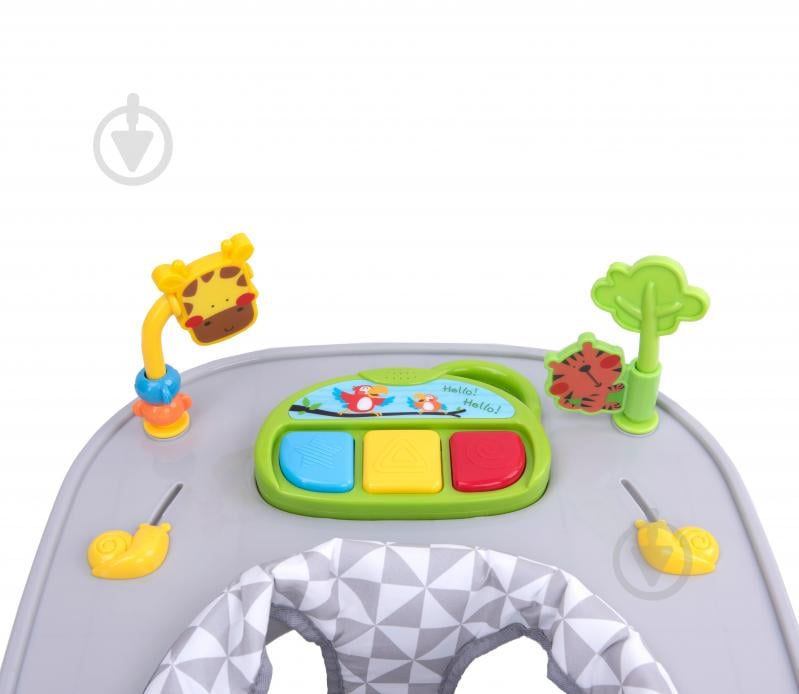 Ходунки интерактивные 4Baby Walk'n Push grey 4WP02 - фото 3