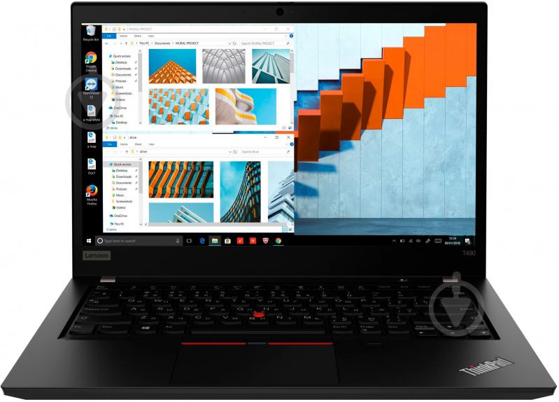 Ноутбук Lenovo ThinkPad T490 14" (20N2004BRT) black - фото 1