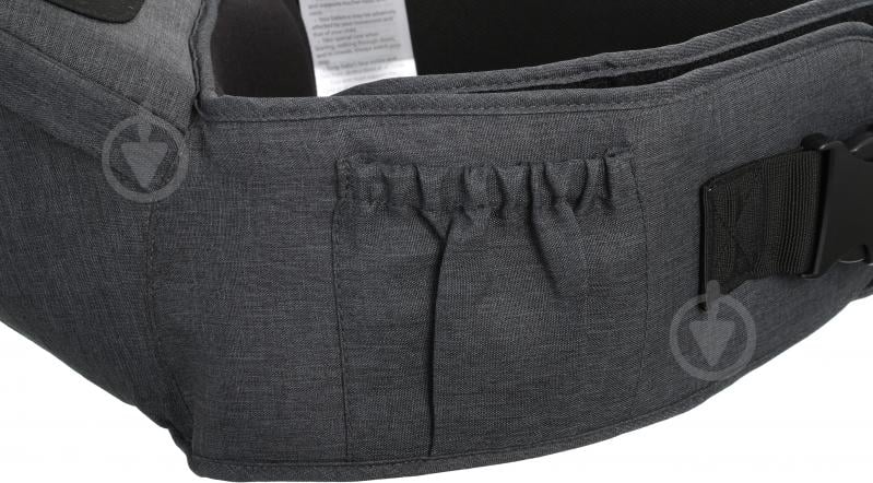 Эрго-рюкзак Хипсит 6 в 1 Love & Carry серый с черным Хіпсіт - фото 11