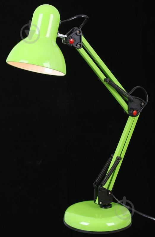Настільна лампа офісна Accento lighting ALYU-DE3030-BK 1x40 Вт E27 зелений - фото 2