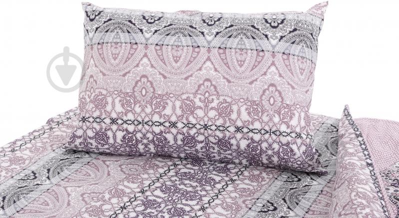 Комплект постельного белья Селфи 1,5 розово-бордовый UP! (Underprice) - фото 4